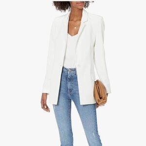 NWT White Long Blazer